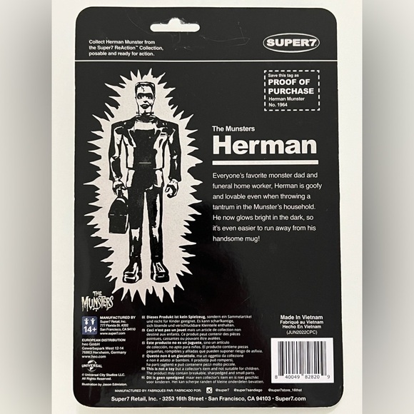 Super7 ReAction Collection Lot of 3 Glow In The Dark Figures 2023 - Picture 6 of 9